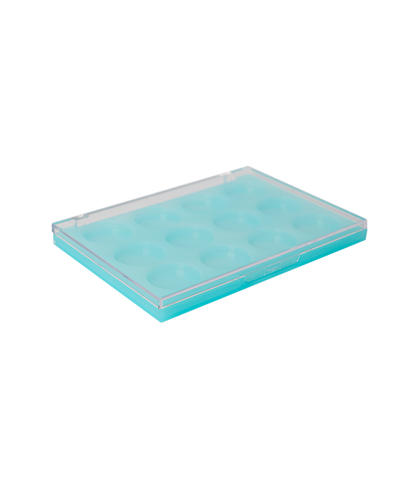 HN3476-Boîte de poudre vide de couleur unique personnalisée