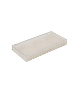 HN3494-OEM rectangle boîte de poudre de poudre de sourcil vide