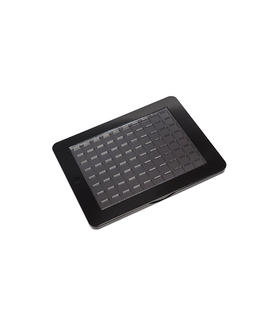 HN3443-Palette boîtier compact en poudre avec boîte à poudre à fenêtre transparente